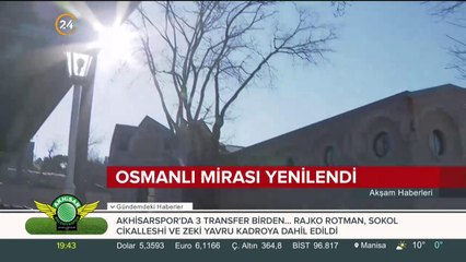 Osmanlı mirası 'Ahır Köşkü' restore edildi