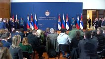 Putin - Vucic ortak basın toplantısı - BELGRAD
