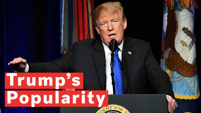 President Trump Claims As Candidate He Was 'One Of The Most Popular People In The World'