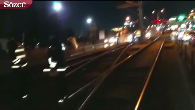 Tramvay seferleri durdu