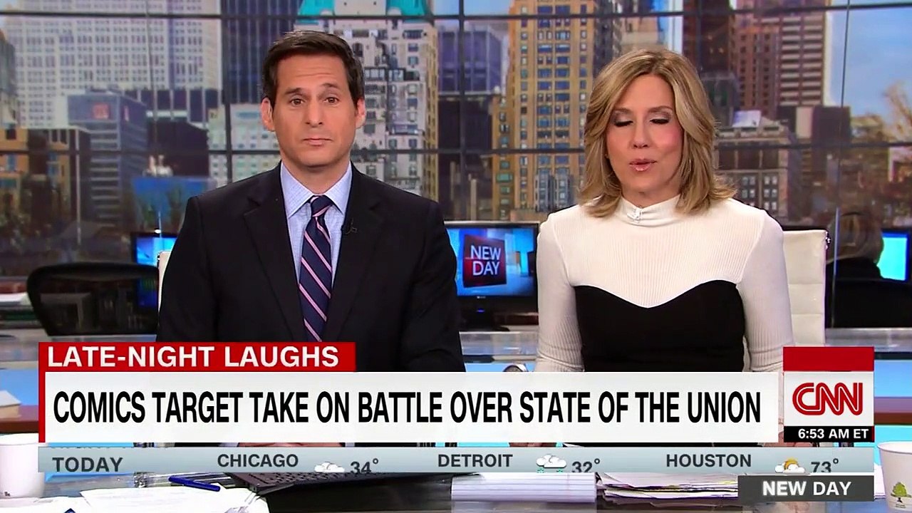 Comics poke fun at battle over State of the Union