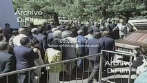 Carlos Menem en el funeral de su hijo Carlos Menem Jr. 1995