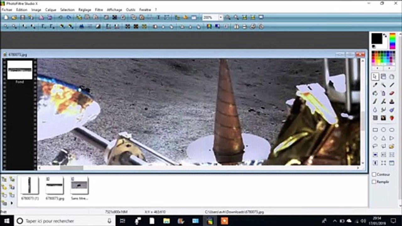 Fake moon Chang'e 4 - Canular Chang'e 4 Chine (face cachée lunaire)