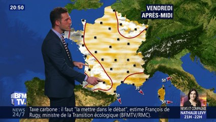 La météo pour ce vendredi 18 janvier 2019