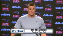 Rob Gronkowski Patriots vs. Chiefs AFC Championship Thursday Press Conference