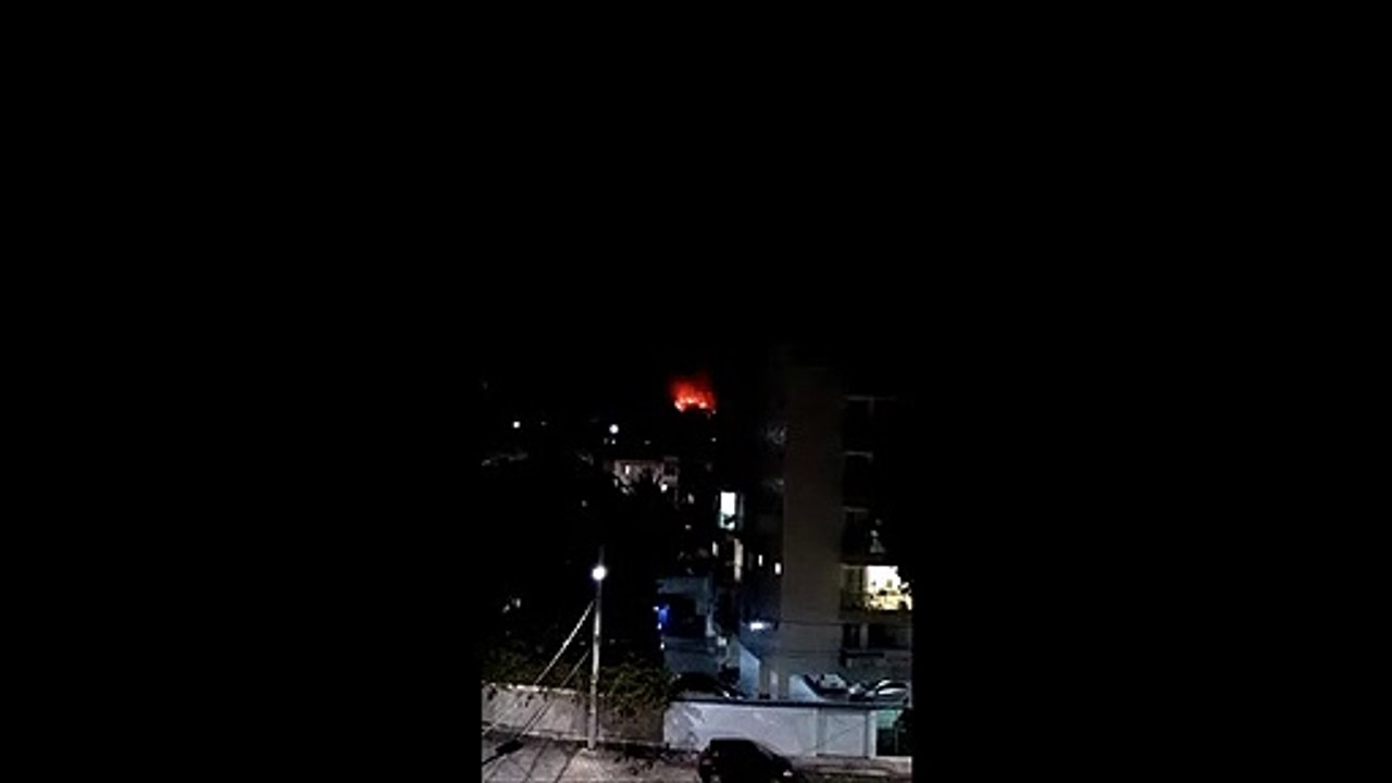 Incêndio atinge morro em Vitória