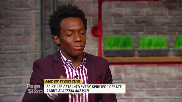 .@carlosgreer and #SpikeLee got into a very spirited conversation about @BlacKkKlansman, and we have the inside scoop! It's only on #PageSixTV!