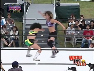 Kyoko Kimura spanks Rebecca Knox (Becky Lynch)