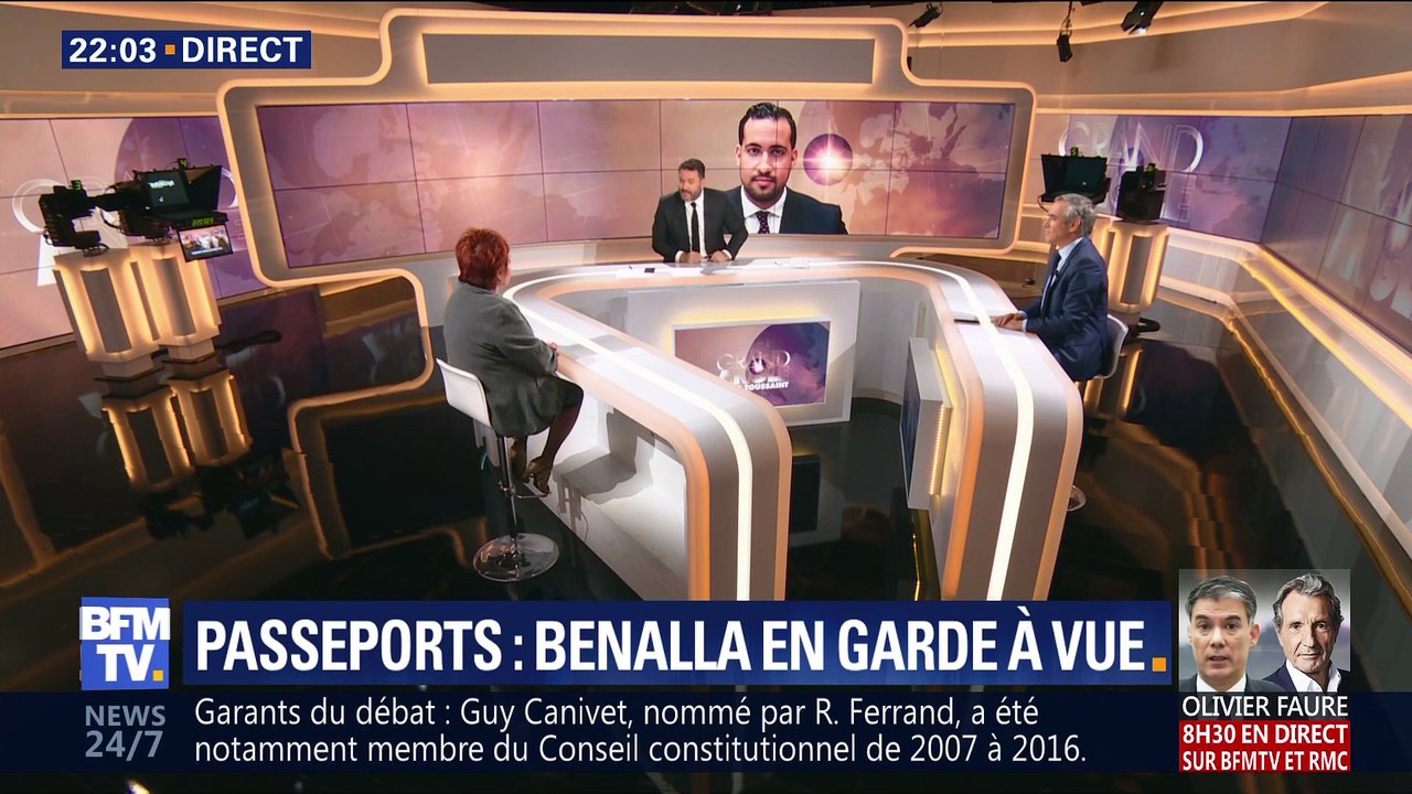 Passeports: Alexandre Benalla en garde à vue (1/3)