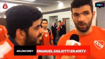 Entrevista exclusiva con Emmanuel Gigliotti a minutos de ganar con Independiente la Suruga en Japón