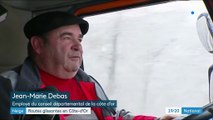 Neige : routes glissantes en Côte-d'Or