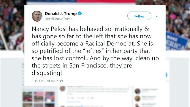 트럼프, 제안 거부한 민주당에 맹비난 트윗 / YTN