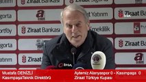 Aytemiz Alanyaspor Kasımpaşa Maçının ardından