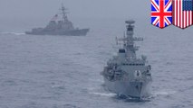 US, UK hold rare joint naval drills in South China Sea