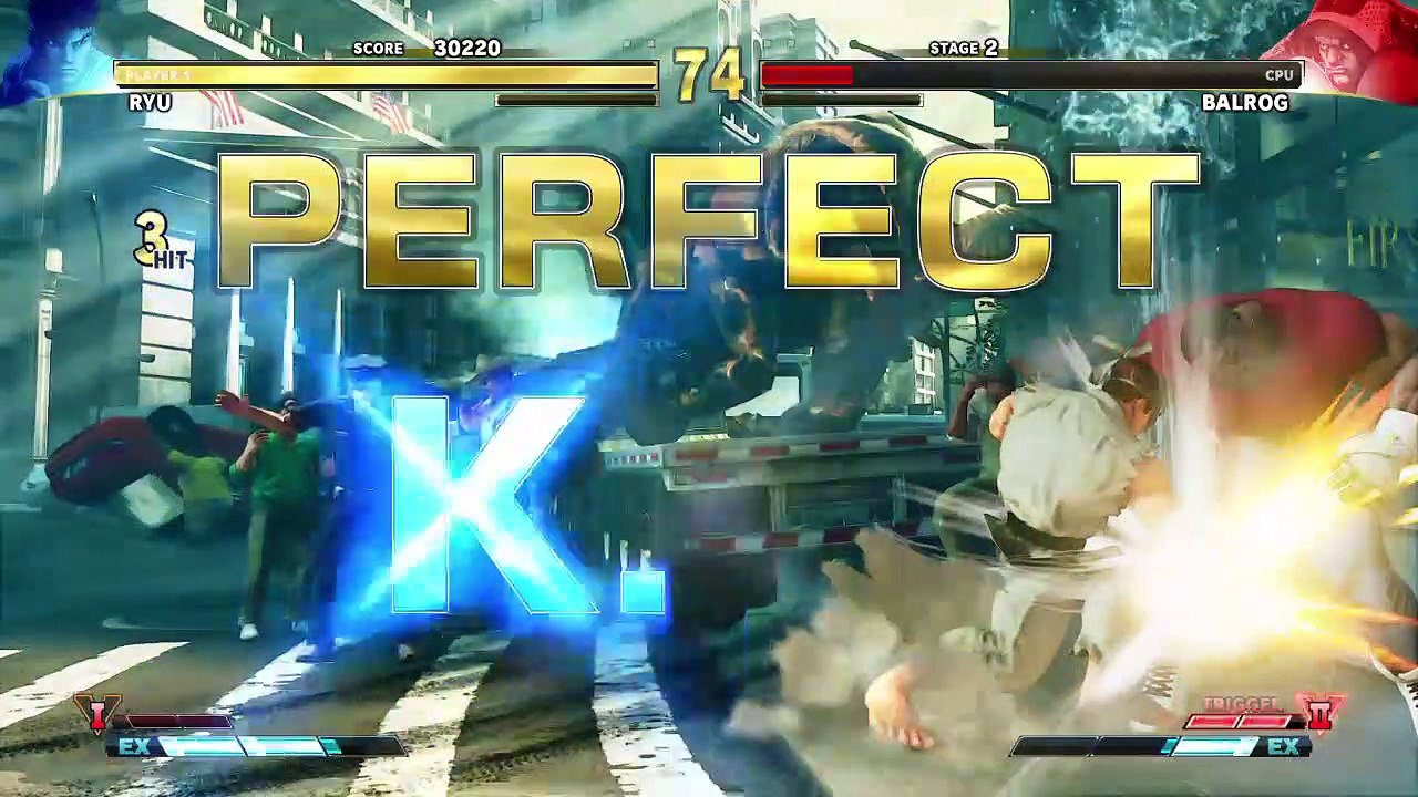 street fighter v - Ryu arcade mode (SF1 route)