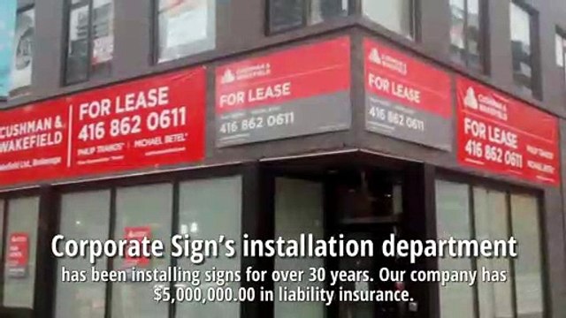 Business Signs Installation Services