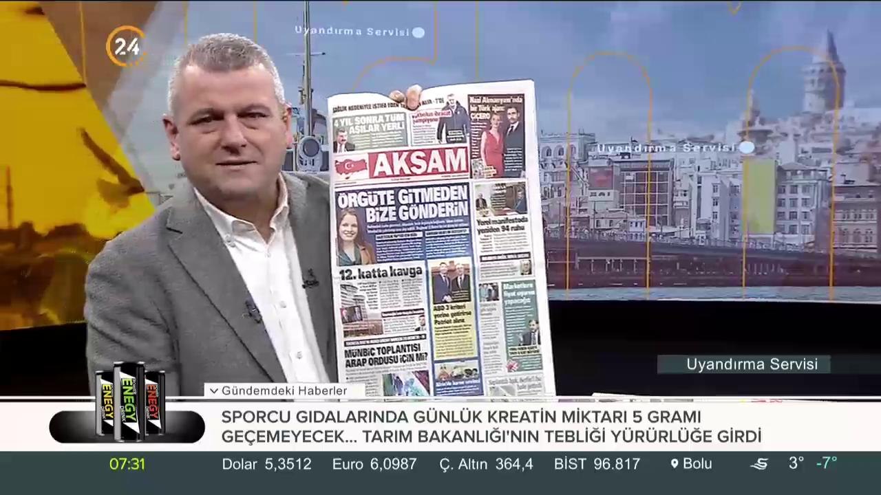 Akşam Gazetesi günün manşeti