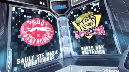 Sault Ste. Marie Greyhounds at North Bay Battalion