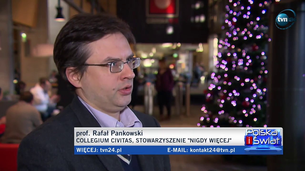 Rafał Pankowski z NIGDY WIĘCEJ o empatii i odpowiedzialności za słowo, 16.01.2019.