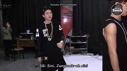[INDO SUB] 'BANGTAN BOMB' 130620 흥겨운 슙&진&국의 춤사위