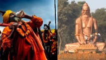 Kumbh Mela 2019 : Visitors flock to witness 30 Feet Tall Maharishi Bhardwaj Statue | Oneindia News