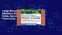 Lange Microbiology and Infectious Diseases Flash Cards, Second Edition (LANGE FlashCards)