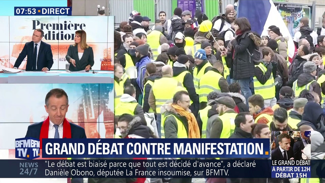 L’édito de Christophe Barbier: Grand débat contre manifestation