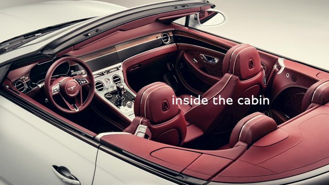 Bentley Continental GT Convertible Expert Insight Darren Day - Interior design