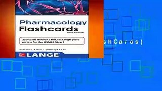 Lange Pharmacology Flash Cards, Third Edition (LANGE FlashCards)