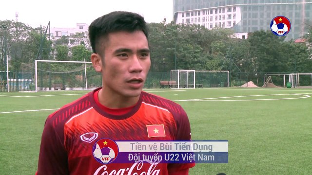 Tiến Dụng chia sẻ những chuẩn bị về mặt tinh thần của U22 Việt Nam trước VCK U22 ĐNÁ | VFF Channel
