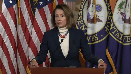 Donald Trump cancela un viaje oficial de la demócrata Pelosi, presidenta de la Cámara Baja