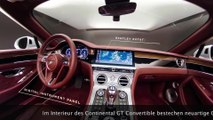 Der Bentley Continental GT Convertible - 360 Interieur
