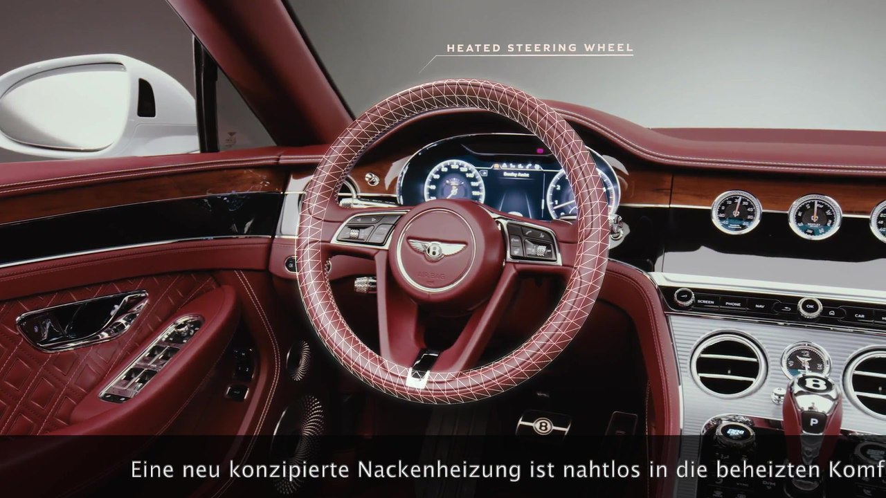Der Bentley Continental GT Convertible - Komfortheizung