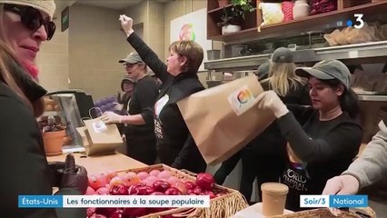 États-Unis : les fonctionnaires à la soupe populaire à cause du "shutdown"