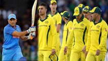 India Beat Australia by 7 wickets, MS Dhoni slams 87, Jadhav 61 | वनइंडिया हिंदी