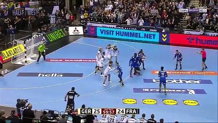 Handball : le but égalisateur à la dernière seconde de Timothey NGuessan (France-Allemagne)