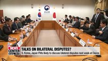 S. Korea, Japan FMs likely to discuss bilateral disputes next week at Davos