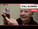 A woman claims to have one of the oldest light bulbs in the country | SWNS TV