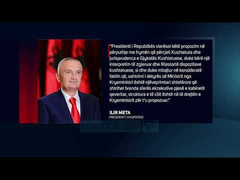 Meta shkarkon Bushatin dhe dekreton Ramën - News, Lajme - Vizion Plus