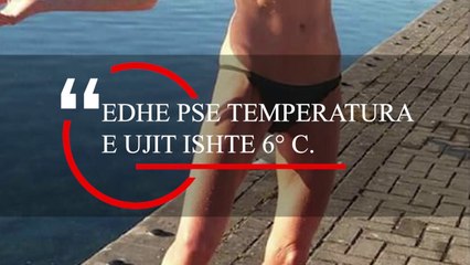 Turistët e Polonisë, si rezistuan liqenit të Ohrit