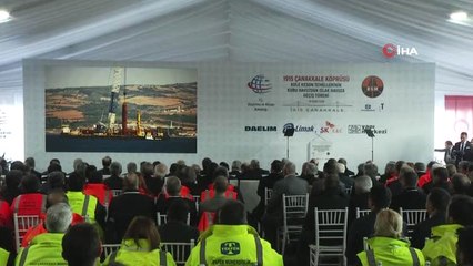 1915 Çanakkale Köprüsü'nün Kule Keson Temelleri Atıldı