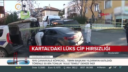 Kartal'daki lüks cip hırsızlığı
