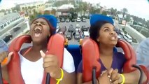 Elle enchaîne les malaises dans ce slingshot et sort avec le sourire... Fou