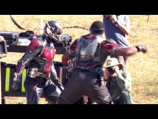 ANT-MAN fights Avenger's FALCON (Making Of)