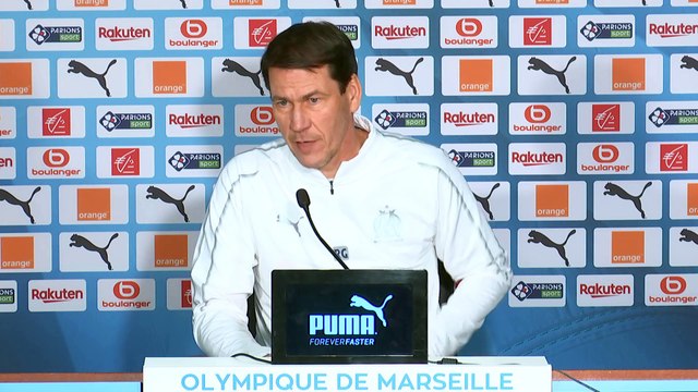Conférence de presse avant SMC-OM - Rudi Garcia