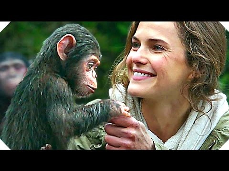 WAR FOR THE PLANET OF THE APES - Cute Baby Monkey Trailer (2017)