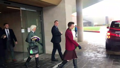 Princess Anne asked about Prince Philip following car crash