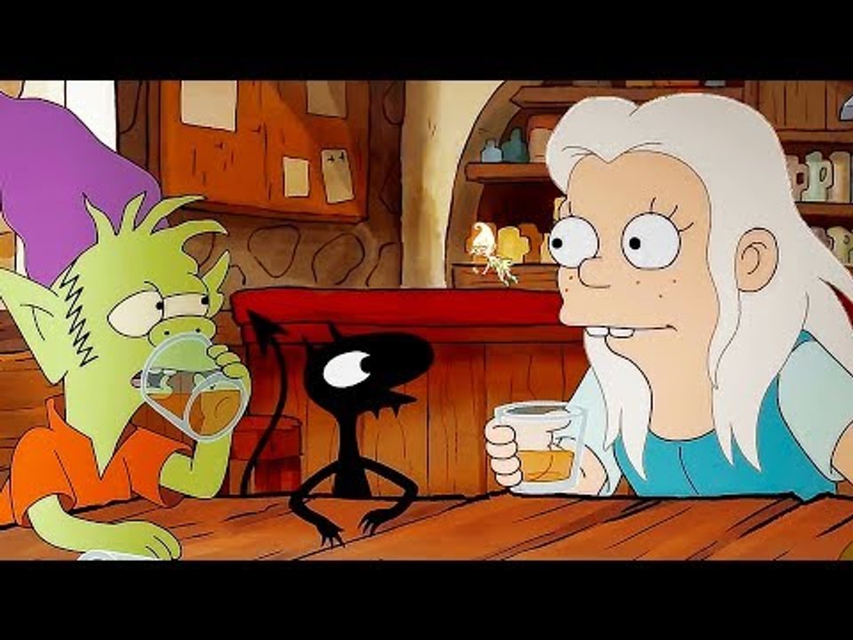 DISENCHANTMENT Trailer (2018) The Simpsons Creators Animated Netflix Series HD