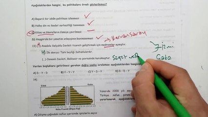 7. Sınıf SOSYAL BİLGİLER 1. Dönem 2. Yazılı Soruları ve Çözümü (%99 Çıkabilir  )