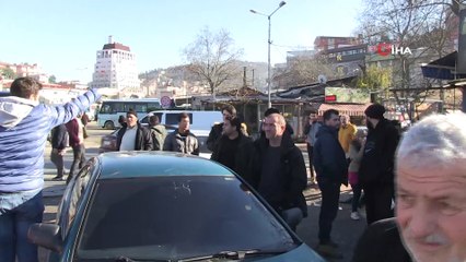 Banka aracının altındaki şüpheli kutu paniğe neden oldu